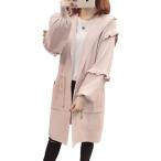 カーディガン レディース レイジースタイルセーター カーディガン 暖かい ニット ジャガードニット カットソー ランタンスリーブ 冬