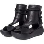 厚底サンダル サマーブーツ レディース ウェッジソール ブーツ サンダル ウェッジソール 夏ブーツ 痛くない 6cm ブーツサンダル 本革