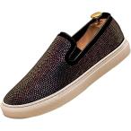 男性紳士スリッポンローファーデッキ...