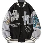 スタジャン ジャケット コート スタジアムジャンパー 野球服 ペアルック 刺繍 ヴィンテージ アメカジ ブルゾン 男女兼用 カジュアル