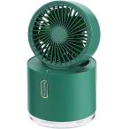 携帯扇風機 手持ち扇風機 卓上扇風機 加湿機 扇風機 充電式 USB 扇風機 ミストファン加湿機能を付き 充電式 usbファン 大風量