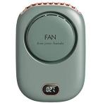 携帯扇風機 手持ち扇風機 卓上扇風機 気化式 ミスト扇風機 ハンズフリー 首掛け扇風機 パワフル 2000mAh 大容量 腰掛け扇風機