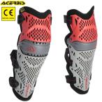 ACERBIS AC-27097RD/GY アチェルビス IMPACT PROニーガード (RED×GRAY / レッド×グレー) CE規格 膝・すね用 バイク プロテクター ニーシンガード オフロード