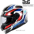 OGK Kabuto AEROBLADE-6 ADACT (カブト エアロブレード6 アダクト) バイク フルフェイスヘルメット (ホワイトブルーレッド) 軽量コンパクトモデル オージーケー