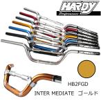 HARDY HB2FGD ハーディ ロードバー (INTER MEDIATE / ゴールド) ハンドルバー&ハンドルブレース インターメディエイト GOLD バイク ROUGH&ROAD ラフ&ロード