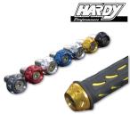 処分特価 HARDY HH03 ハーディ エクストリームバーエンドキャップ (取付内径 14〜19mm) バイク ハンドルバーエンド ROUGH&ROAD ラフ&ロード