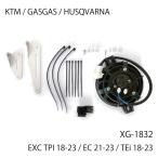 X-GRIP XG-1832 エックスグリップ ラジエーターファン フルKIT (KTM / GASGAS / HUSQVARNA)  バイク オフロード エンデューロ