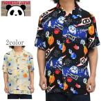 パンディエスタ ジャパン 585204 半袖シャツ スペースパンダ アロハシャツ 熊猫 PANDIESTA JAPAN トップス メンズ