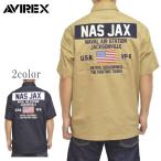 AVIREX アヴィレックス 783-4123004 半袖シャツ クールマックス NAS JAX ショートスリーブ シャツ アビレックス ミリタリー トップス メンズ