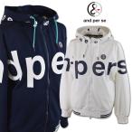 アンパスィ ブルゾン ゴルフウェア レディース 春夏用 白 紺 M L afs6905j2