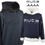 ショッピング紺 muta パーカー ゴルフ ゴルフウェア  メンズ 秋冬用 黒 紺 M L LL ムータ マリン ブリスタージャガード プルパーカー mmbg443654