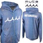 muta ラッシュガード ラッシュパーカー メンズ ムータ マリン marine 春夏用 紺 白 M L LL mmtk435071