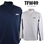 TFW49 長袖ハイネックシャツ メンズ 春夏用 白 紺 M L LL t102410001