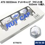 トラック用品 6779273 ATSナットキャップ10個入フロント用H33mm（新ISO規格32.8mmナット用）