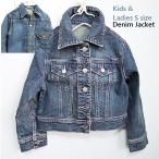  Denim jacket G Jean lady's small size pink stitch S size M size black p height 