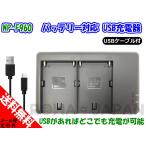 2個同時充電可能 Sony ソニー対応 AC-VQ1051D 互換 USB 充電器 NP F950 F960 F970 バッテリー 用 ロワジャパン