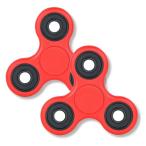 【NEW】【レッド】 Fidget Hand Spinner 指スピナー ハンドスピナー ボールベアリング フォーカス玩具 子供大人に適用 ストレス解消【ロワジャパン】