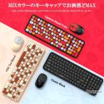 ワイヤレスキーボードとマウスセット TF350 クロスボーダーオフィスガール パンク 口紅 レトロ かわいい キーボード マウス セット おしゃれ Windows/iOS メイク