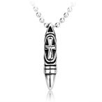 ネックレス ステンレス メンズ ペンダント クロス 十字架 弾丸 銃 弾 立体 かっこいい 男性向け ...