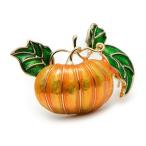 パンプキン ブローチ エナメル ピンズ かぼちゃ カボチャ 南瓜 植物 プレゼント ガーリー 可愛い スチームパンク パーティ ハロウィン 高品質