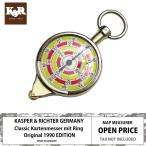 K&amp;R Германия производства 1990 год производства кольцо имеется Vintage компас для карты Kartenmesser