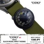 YCM список Thermo датчик температуры 18mm Stealth черный чёрный цвет IPX8 20 атмосферное давление водонепроницаемый дайвинг патент (специальное разрешение) получение сделано в Японии 