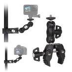  super зажим мяч he дверь m360 раз вращение 1/4 дюймовый винт . направление предотвращение экшн-камера GoPro Insta360 и т.п. применение .basami зажим бесплатная доставка 