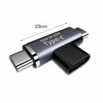 USB-C 1to2 スプリッター / USB C(メス) - デュアルUSB C(オス) / スプリッター コンバーター アダプタ  コネクタ  USB C 充電 スマートフォン アクセサリー