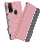 アローズ ウィー F-51B / FCG01 スマホケース 手帳型ケース カバー arrows We ツートンカラー ストラップ付き マグネット 定期入れ ポケット シンプル