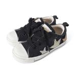  б/у одежда CONVERSE Converse g Ritter Star туфли без застежки парусина спортивные туфли 3SD124 17.0cm чёрный обувь Kids 