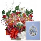 Yahoo! Yahoo!ショッピング(ヤフー ショッピング)結婚祝い キャンディーブーケ ハートスナイパー 祝電 ロイヤルローズブルー