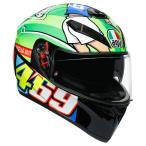 ショッピングASIAN Mサイズ AGV K3 SV MPLK 009-ROSSI MUGELLO 2017 M(57-58cm) ダイネーゼ Japan 正規品 ASIAN FIT K-3