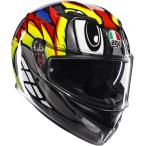 ショッピングASIAN 【在庫あり 即納】Lサイズ AGV K3 BIRDY2.0 ASIAN FIT GY/YEL/RED L(59-60cm)  正規品 アジアンフィット