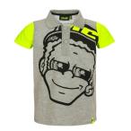 YAMAHA VR46 барен Tino * Rossi Kids рубашка-поло 12-14Years MELANGE GREY
