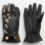 DEGNER Degner M размер Hanayama кожа золотой . перчатка TG-101K.. Sakura - черный .. кожа / золотой . тканый предмет 