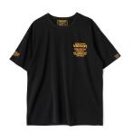 M размер Vanson dry сетка футболка VS23807S черный / желтый M. пот / скорость .VANSON MESH T-SHIRTS (2023 весна лето модель )