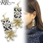 パール ピアス クラシカル パールピアス エンブレム レディース アクセサリー