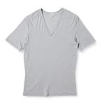 ブロス インナーシャツ 深V首半袖シャツ GL5850 メンズ グレー 日本 L (日本サイズL相当)