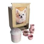  домашнее животное .. комплект погребальная урна место хранения домашнее животное .. memorial сопутствующие товары домашнее животное домашний алтарь розовый домашнее животное предметы для домашнего буддийского алтаря memorial box мемориальная табличка ...... под рукой ..