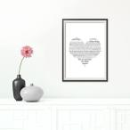  домашнее животное .. постер радуга. . Heart type Thai po graph .B-type симпатичный модный t026 (A3, Monotone )