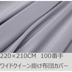 R.T. Home - premium 高級エジプト超長綿 ホテル品質 クイーン 掛け布団カバー 500スレッドカウント サテン織り シルバーグレー 100番手 ファスナー 220*210CM