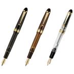 Pilot パイロット カスタム823 高級 万年筆 細字(F) / 中字(M) / 太字(B) 黒 ブラウン 透明 FKK-3MRP 14金 1本