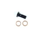 バンジョーボルト スウェッジライン 10mm-1.25 シングル ブラック スエッジライン