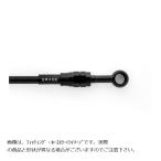 スウェッジラインプロ フロントホースキット ステンレスブラック/ブラック GROM