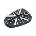 Motone(mo- цветный ) главный цилиндр колпак Union Jack черный / полировка aluminium литье под давлением T100 T120 Bobber Speedmaster MMU074