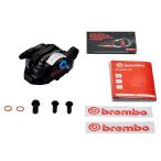 ブレーキ キャリパー ブレンボ リア用 キャリパーキット ブラックアルマイト 削り出し 2POT 84mmピッチ 34mm brembo 120.A441.30