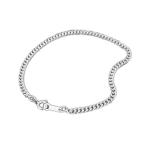 Yahoo! Yahoo!ショッピング(ヤフー ショッピング)ブレスレット チェーン シルバー925 2面カット喜平チェーン 幅2.6mm 長さ18cm｜鎖 銀 Silver アクセサリー レディース メンズ