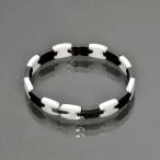 Yahoo! Yahoo!ショッピング(ヤフー ショッピング)ブレスレット セラミック シンプルなデザインブレスレット 白 ホワイト 黒 ブラック｜腕輪 Ceramic アクセサリー レディース メンズ