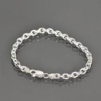 Yahoo! Yahoo!ショッピング(ヤフー ショッピング)ブレスレット チェーン シルバー925 小豆チェーン 幅5.3mm 長さ18cm｜鎖 銀 Silver アクセサリー メンズ