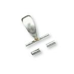 [1 шт продажа ] палочки can PT900 платина брошь для палочки can длина 10.0mm ширина 8.7mm подвеска с цепью для l рукоделие сопутствующие товары металлические принадлежности украшение детали детали драгоценный металл 